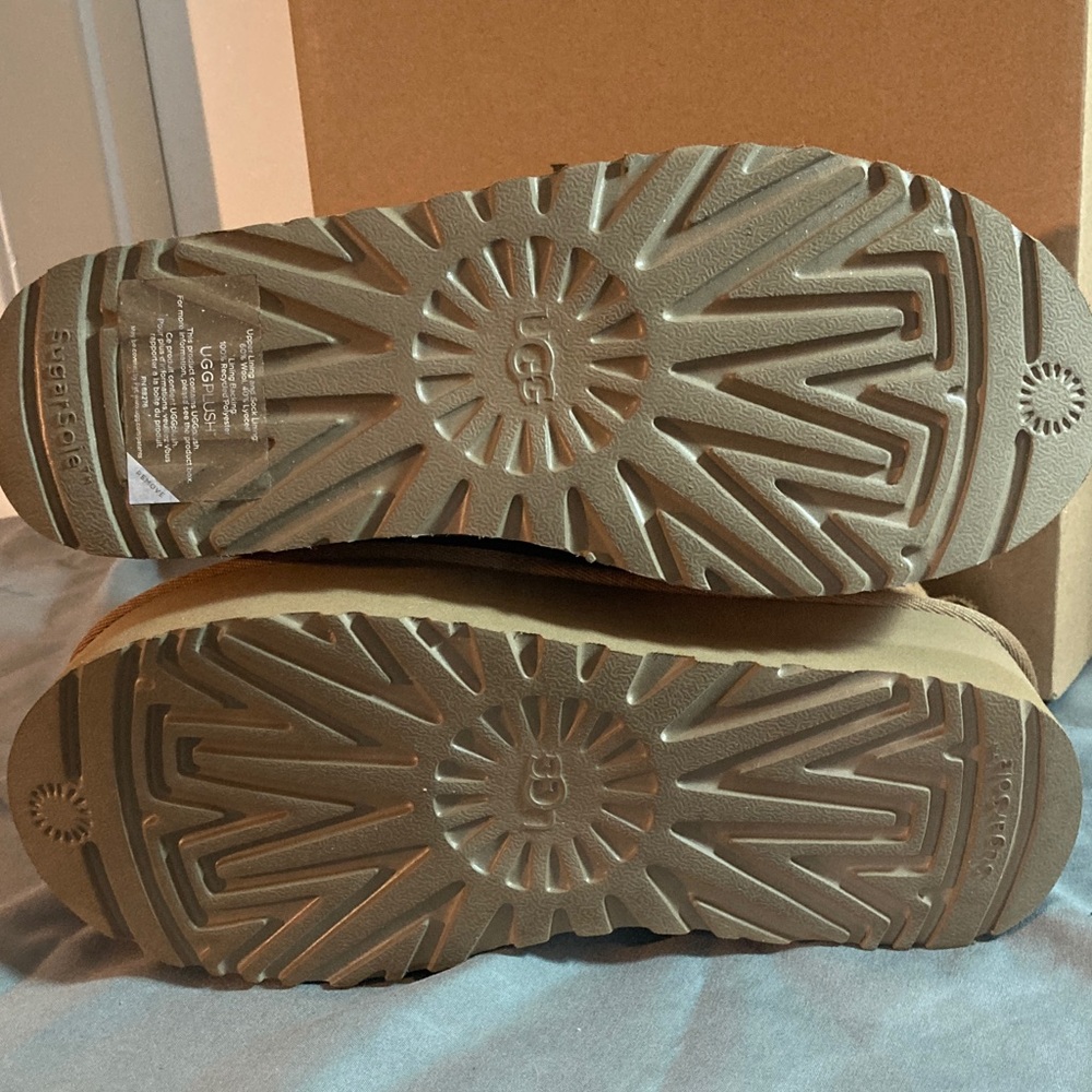 UGG CLASSIC ULTRA MINI PLATFORM Chestnut 8 NIB 8 - Picture 8 of 13